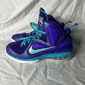 Size 11.5 LeBron 9 Summit Lake hornets